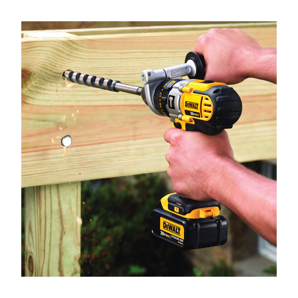 DeWALT® DCD985L2 3-Speed Premium Cordless Hammer Drill/Driver Kit, 1/2 in Metal Ratcheting Chuck, 20 VDC, 0 to 575/0 to 1350/0 to 2000 rpm No-Load, Li-Ion Battery