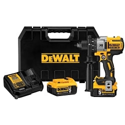 DeWALT® 20V MAX* MATRIX™ XR™ DCD991P2 3-Speed High Performance Premium Cordless Drill/Driver Kit, 1/2 in Chuck, 20 V DC, 0 to 450/0 to 1300/0 to 2000 rpm No-Load, 6-7/8 in OAL, Li-Ion Battery
