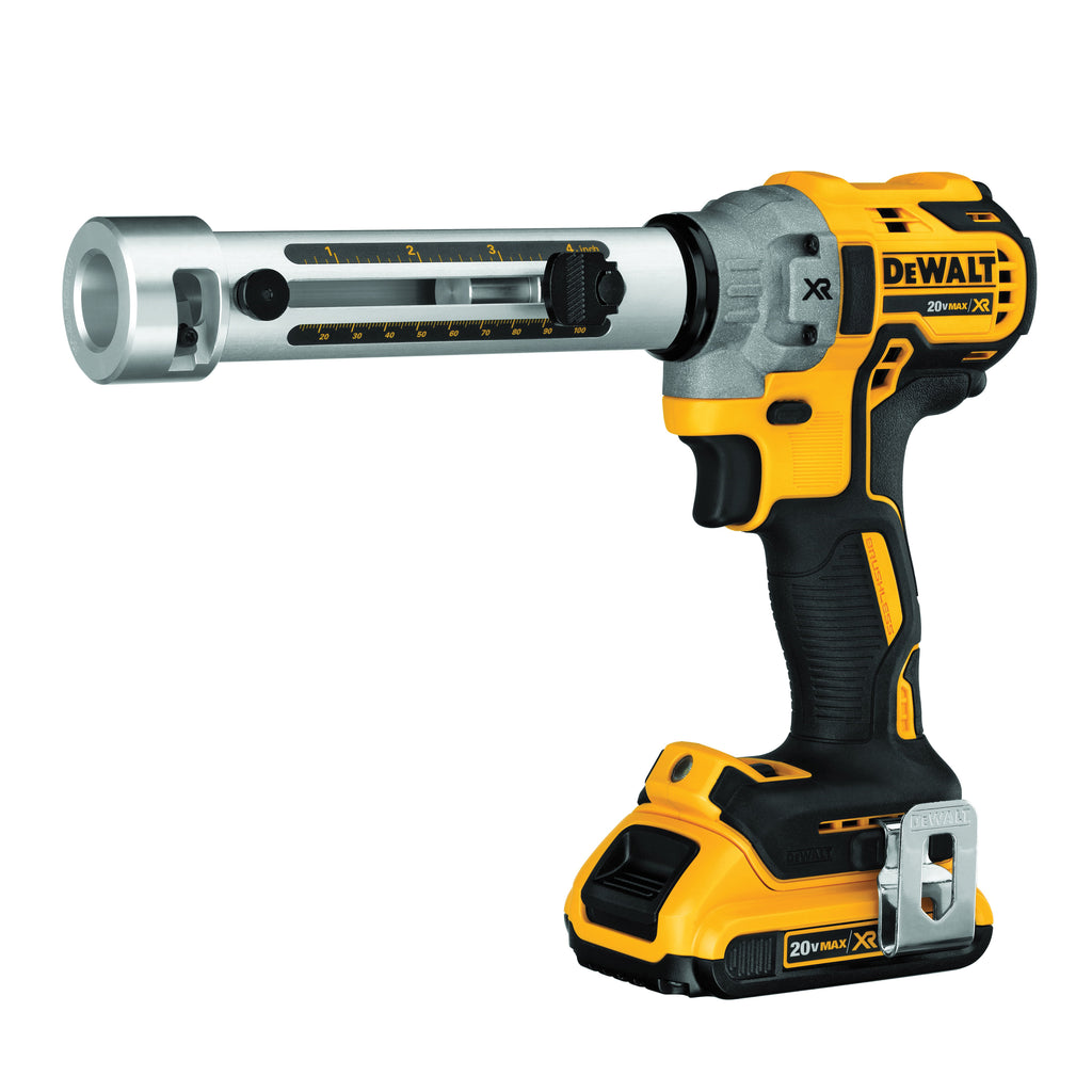 DeWALT® DCE151TD1 Cordless Cable Stripper Kit, 6 AWG to 750 kcmil Copper/Aluminum Cutting, 20 V DC, 2 Ah Li-Ion Battery