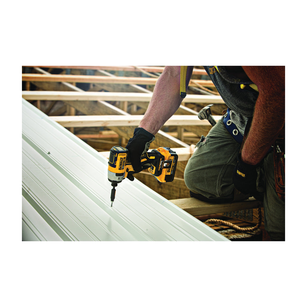 DeWALT® 20V MAX* MATRIX™ XR™ DCF887M2 Compact Lightweight Cordless Impact Driver Kit, 1/4 in Hex Drive, 3600 ipm, 1825 in-lb Torque, 20 V, 5.3 in OAL