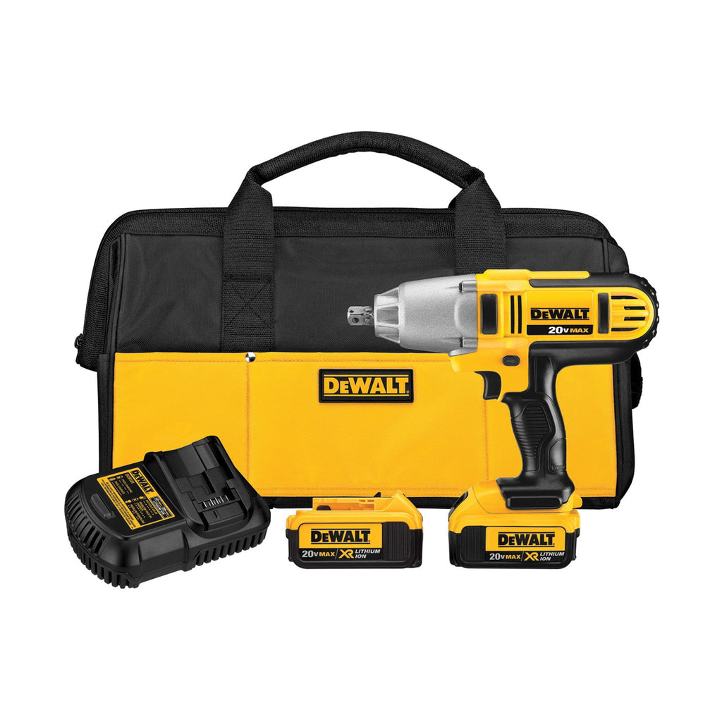 DeWALT® DCF889M2 High Torque Cordless Impact Wrench Kit, 1/2 in Straight Drive, 0 to 2300 bpm, 400 ft-lb Torque, 20 V DC, 11 in OAL