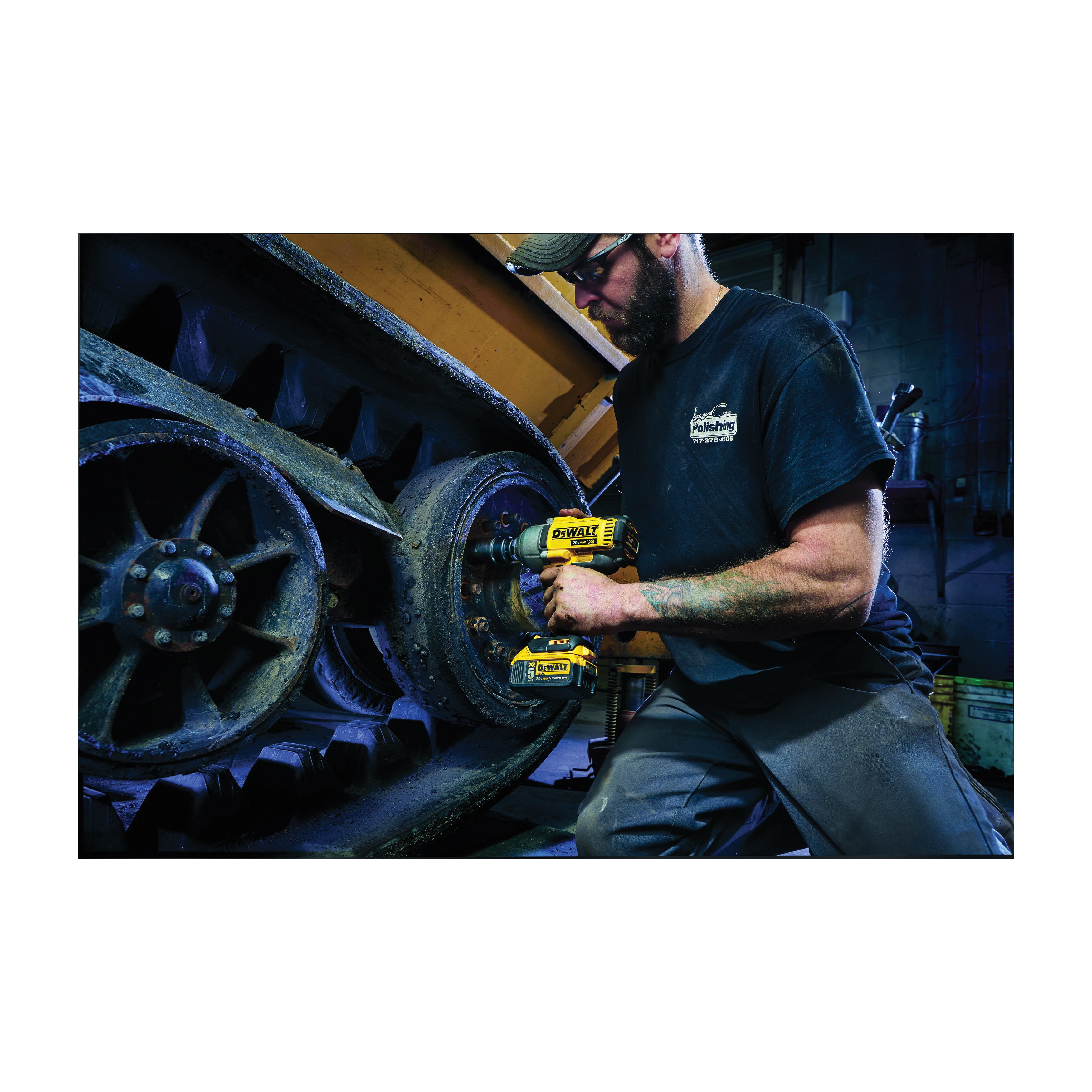 DeWALT® 20V MAX* MATRIX™ XR™ DCF899P2 Compact Cordless Impact Wrench Kit, 1/2 in Straight Drive, 700 ft-lb Torque, 20 V DC, 8-13/16 in OAL