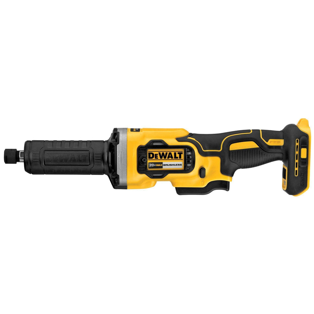 DeWALT® 20V MAX* DCG426B Cordless Die Grinder, 20 V DC, Li-Ion Battery, Black/Yellow