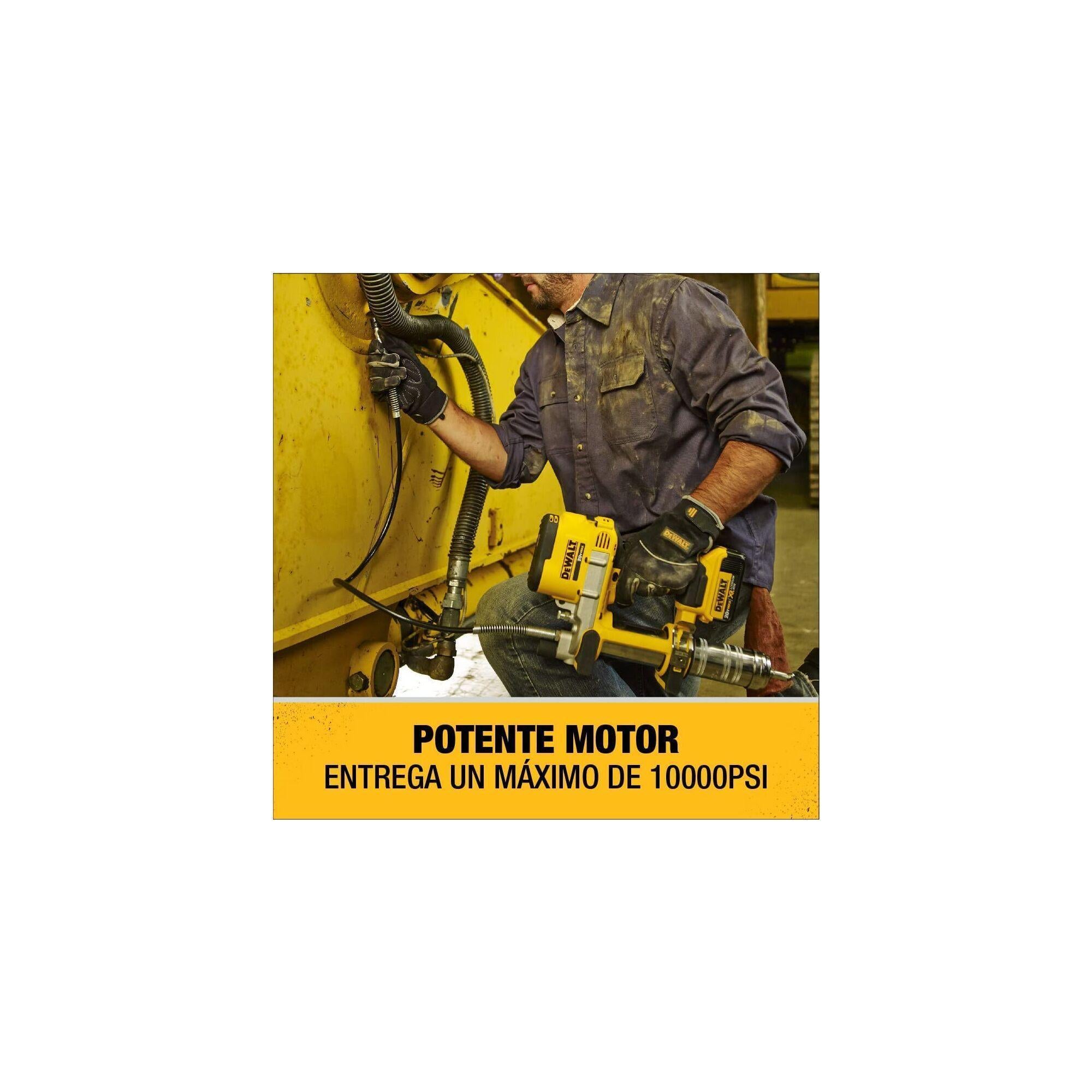 DeWALT® DCGG571B Li-Ion Cordless Grease Gun, 14.5 oz Cartridge