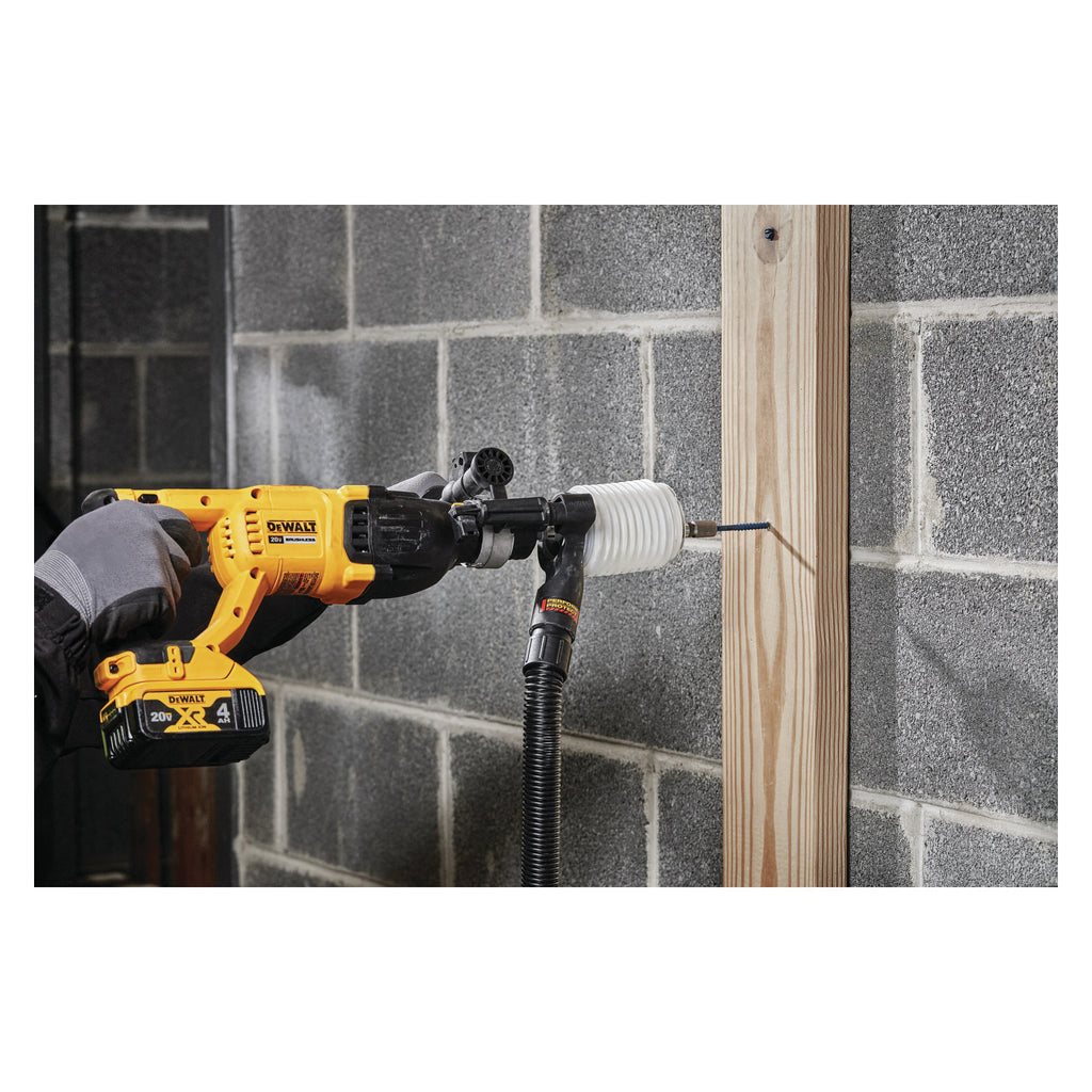DeWALT® DCH133M2 Brushless Cordless Rotary Hammer Kit, 1 in SDS Plus® Chuck, 20 V DC, 0 to 1500 rpm No-Load, Li-Ion Battery