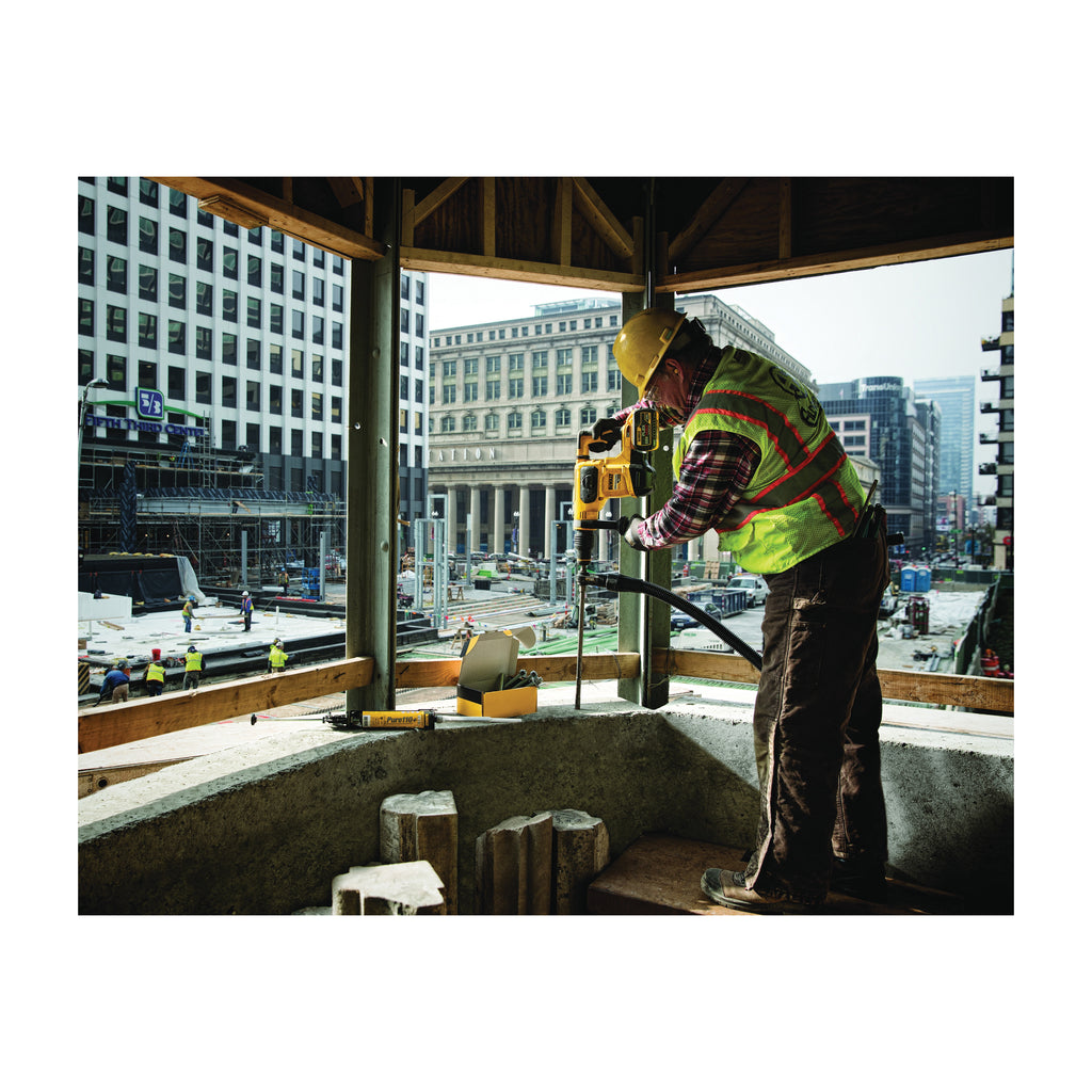 DeWALT® 60V MAX* FLEXVOLT™ DCH481X2 Cordless Combination Hammer Drill, 1 in SDS Max® Chuck, 60 V, 540 rpm No-Load, Li-Ion Battery