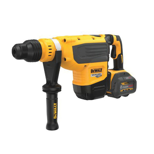 DeWALT® DCH733X2 Brushless Cordless Combination Rotary Hammer Kit, 1-7/8 in SDS MAX®/Keyless Chuck, 60 VDC, 177 to 355 rpm No-Load, Li-Ion Battery
