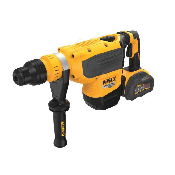 DeWALT® DCH733X2 Brushless Cordless Combination Rotary Hammer Kit, 1-7/8 in SDS MAX®/Keyless Chuck, 60 VDC, 177 to 355 rpm No-Load, Li-Ion Battery