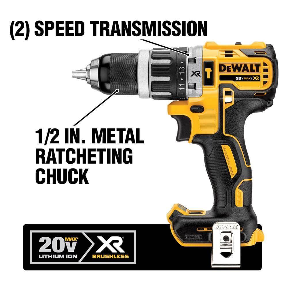 DeWALT® 20V MAX* MATRIX™ XR™ DCK594P2 Cordless Combination Kit, Tools: Hammer Drill/Driver, Impact Driver and Reciprocating Saw, 20 V, 5 Ah Lithium-Ion