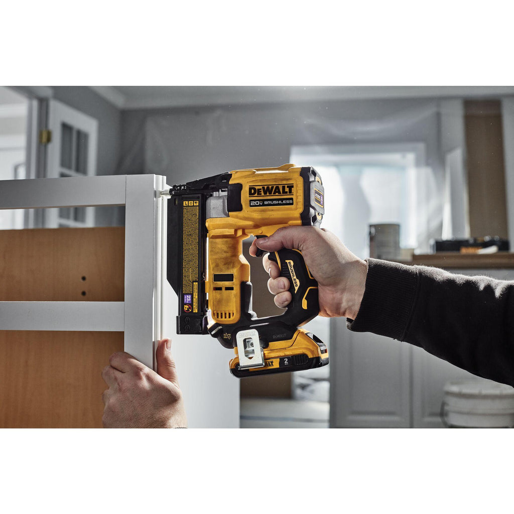 DeWALT® DCN623B Pin Nailer, 5/8 to 1-1/2 in Fastener, For Fastener Type: 23 ga Pin Nails, 2000 Nails Magazine, Power Source: Battery Powered