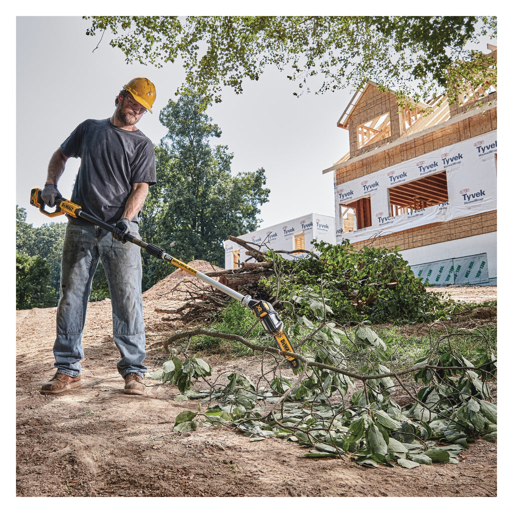DeWALT® DCPS620B Brushless Cordless Pole Saw, 8 in L Bar/Chain, 20 V DC, Li-Ion Battery
