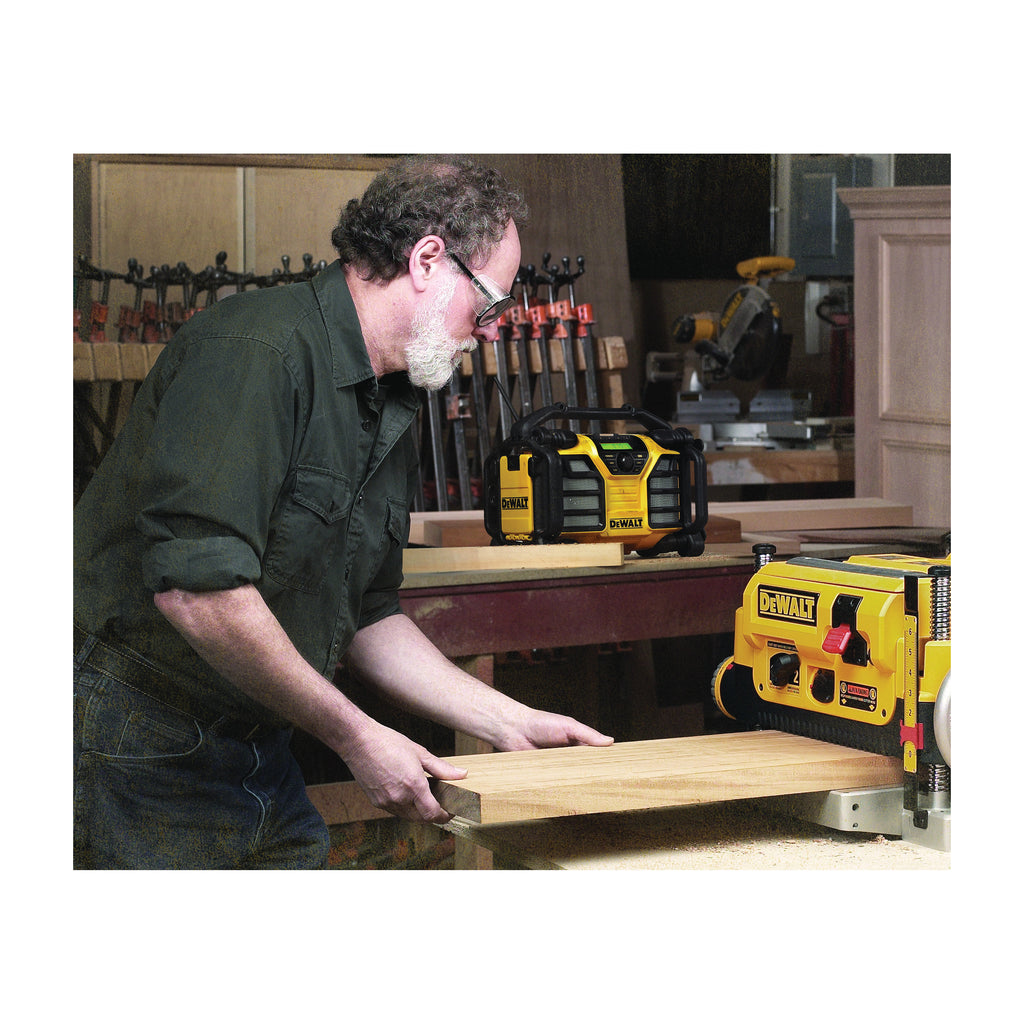 DeWALT® DCR015 Rechargeable Cordless Worksite Charger Radio, 12 V, Li-Ion Battery, Tool Only