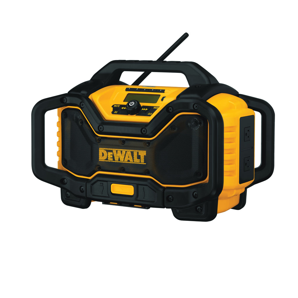 DeWALT® 20V MAX* FLEXVOLT™ DCR025 Cordless Bluetooth Charger Radio, 120 V AC/20/60 V DC, Li-Ion Battery, Tool Only