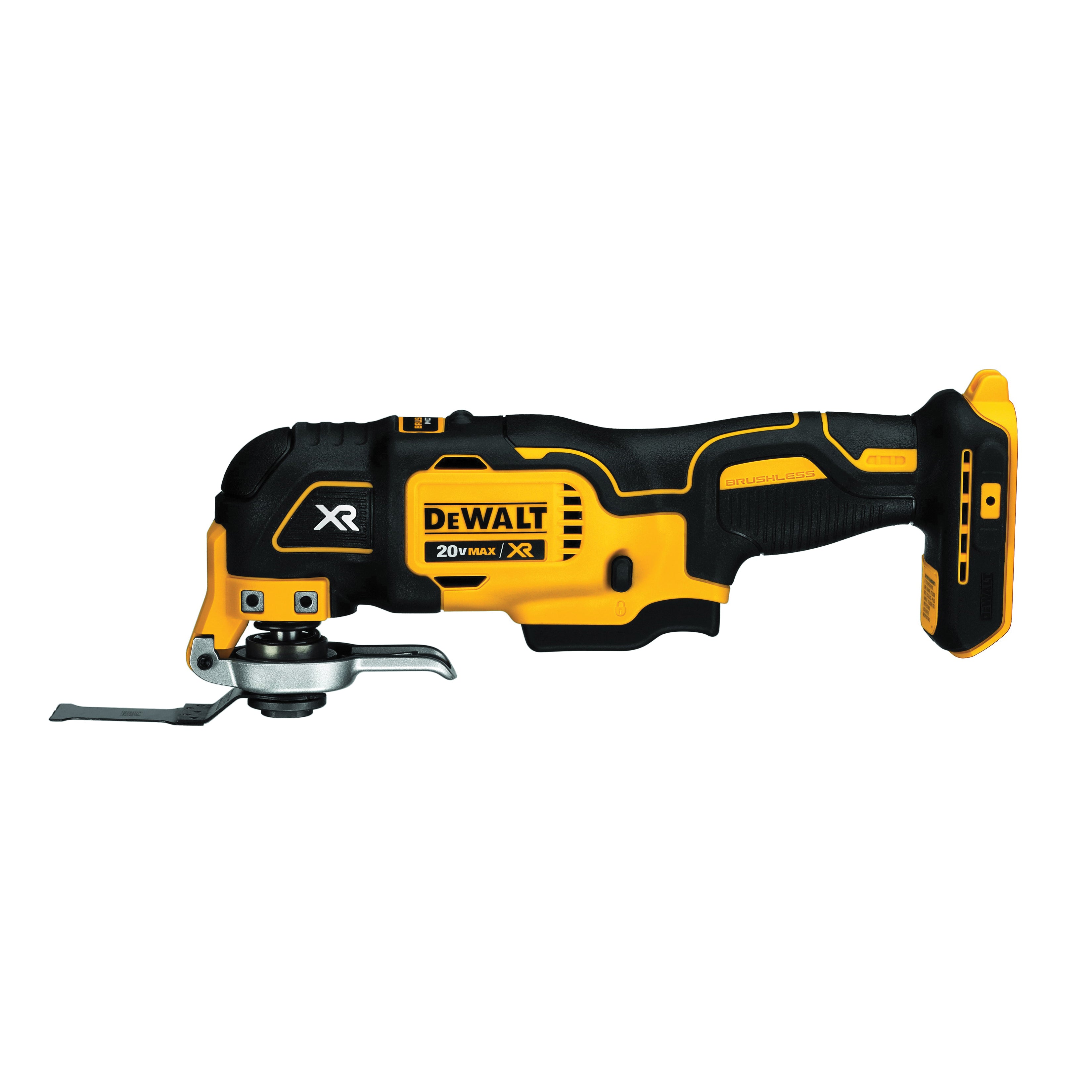 DeWALT® DCS355B Quick-Change Cordless Oscillating Multi-Tool, 20000 opm Speed, 20 VDC, Li-Ion Battery, Dual Grip Variable Speed Trigger Switch