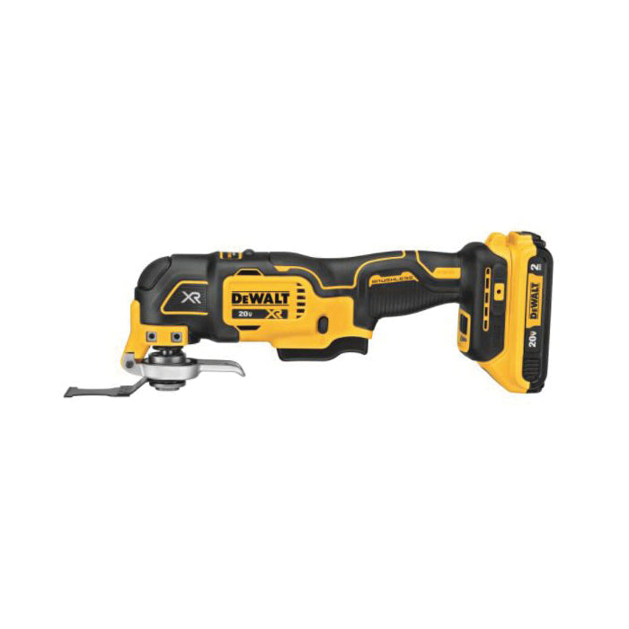 DeWALT® DCS356D1 3-Speed Brushless Cordless Oscillating Multi-Tool Kit, 0 to 13000/0 to 17000/0 to 20000 opm Speed, 20 V DC, Li-Ion Battery, 1 Battery