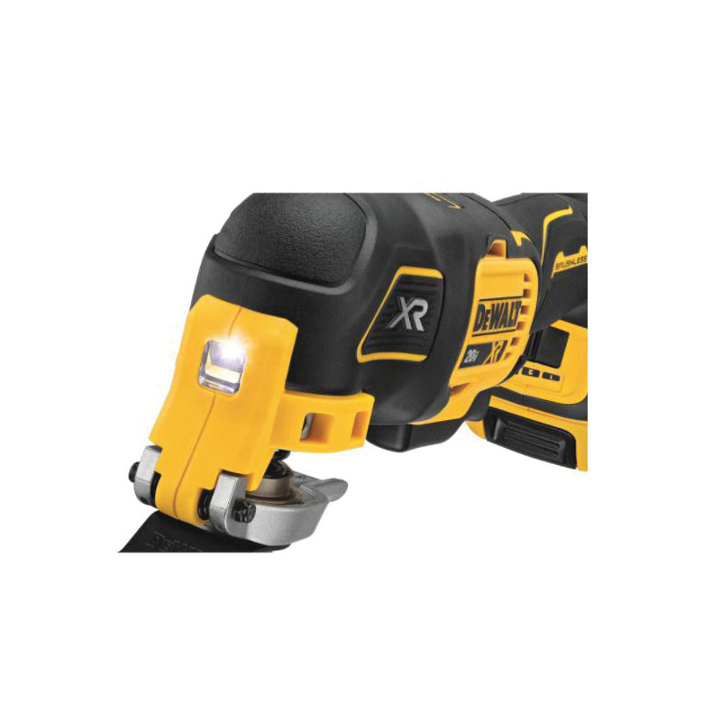 DeWALT® DCS356D1 3-Speed Brushless Cordless Oscillating Multi-Tool Kit, 0 to 13000/0 to 17000/0 to 20000 opm Speed, 20 V DC, Li-Ion Battery, 1 Battery