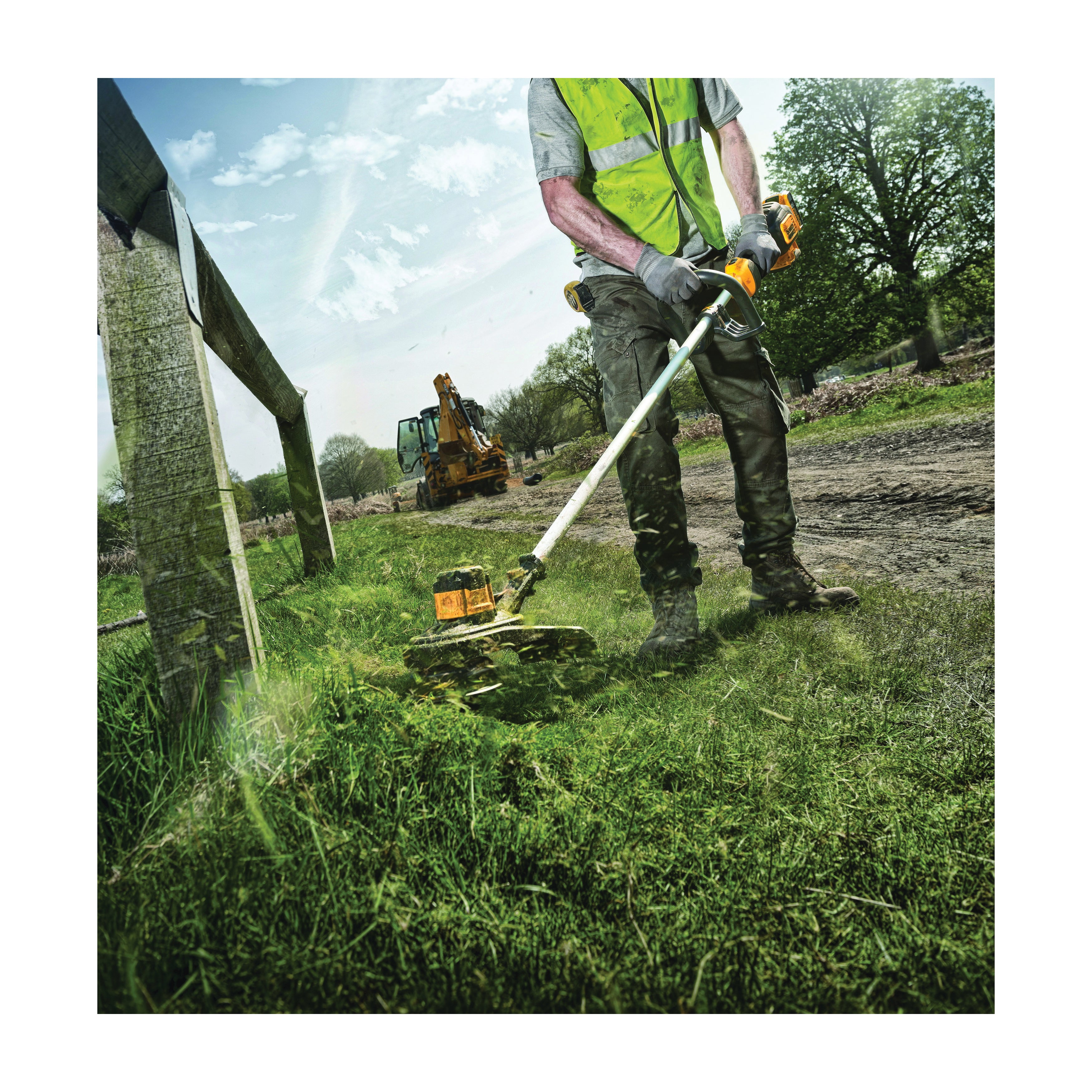 DeWALT® 20V MAX* MATRIX™ DCST920B String Trimmer, 13 in W Cutting, 54 in L Straight Shaft, 0.08 in Dia Line, Bump Feed Line Advance