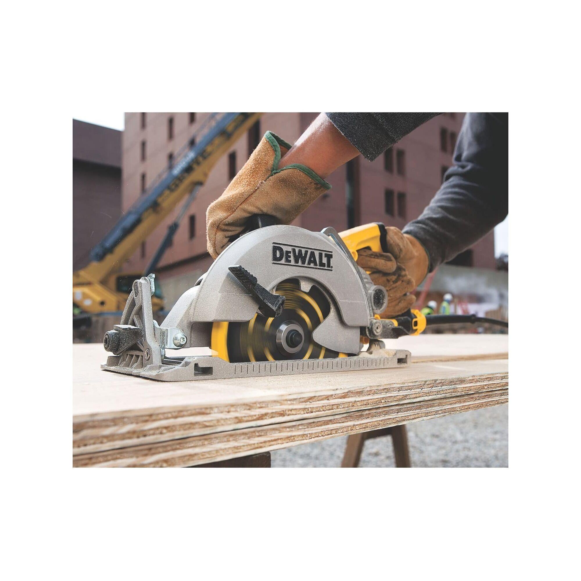 DeWALT® Precision Framing™ DW3599B10 Precision Thin Kerf Circular Saw Blade, 7-1/4 in Dia x 0.039 in THK, 5/8 in Arbor, Carbide Blade, 24 Teeth