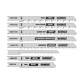 Black+Decker® DW3792H High Performance Jig Saw Blade Set, 8 Pieces, For Use With DeWALT® and Other Universal Shank Jig Saw, High Carbon Steel