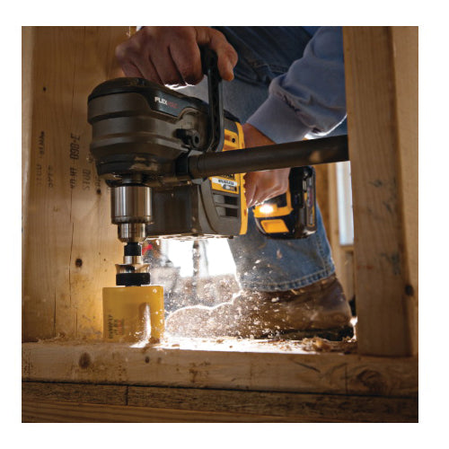DeWALT® FLEXVOLT® DWAFV0338 Hole Saw, 3-3/8 in Dia, 2-1/4 in D Cutting, Carbide Cutting Edge