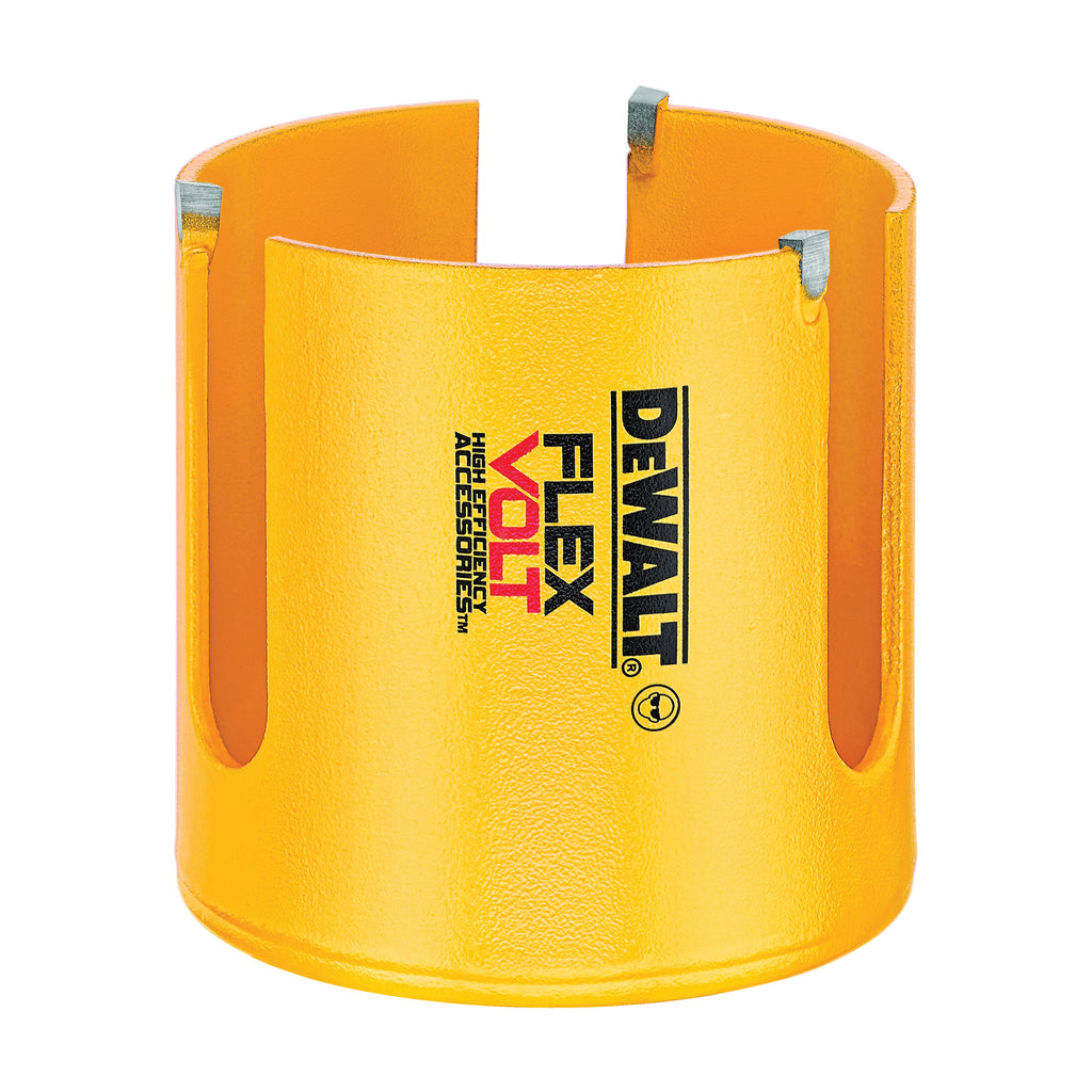 DeWALT® DWAFV02916 FLEXVOLT® Thin Kerf Hole Saw, 2-9/16 in Dia, 2-1/4 in D Cutting, Carbide Cutting Edge