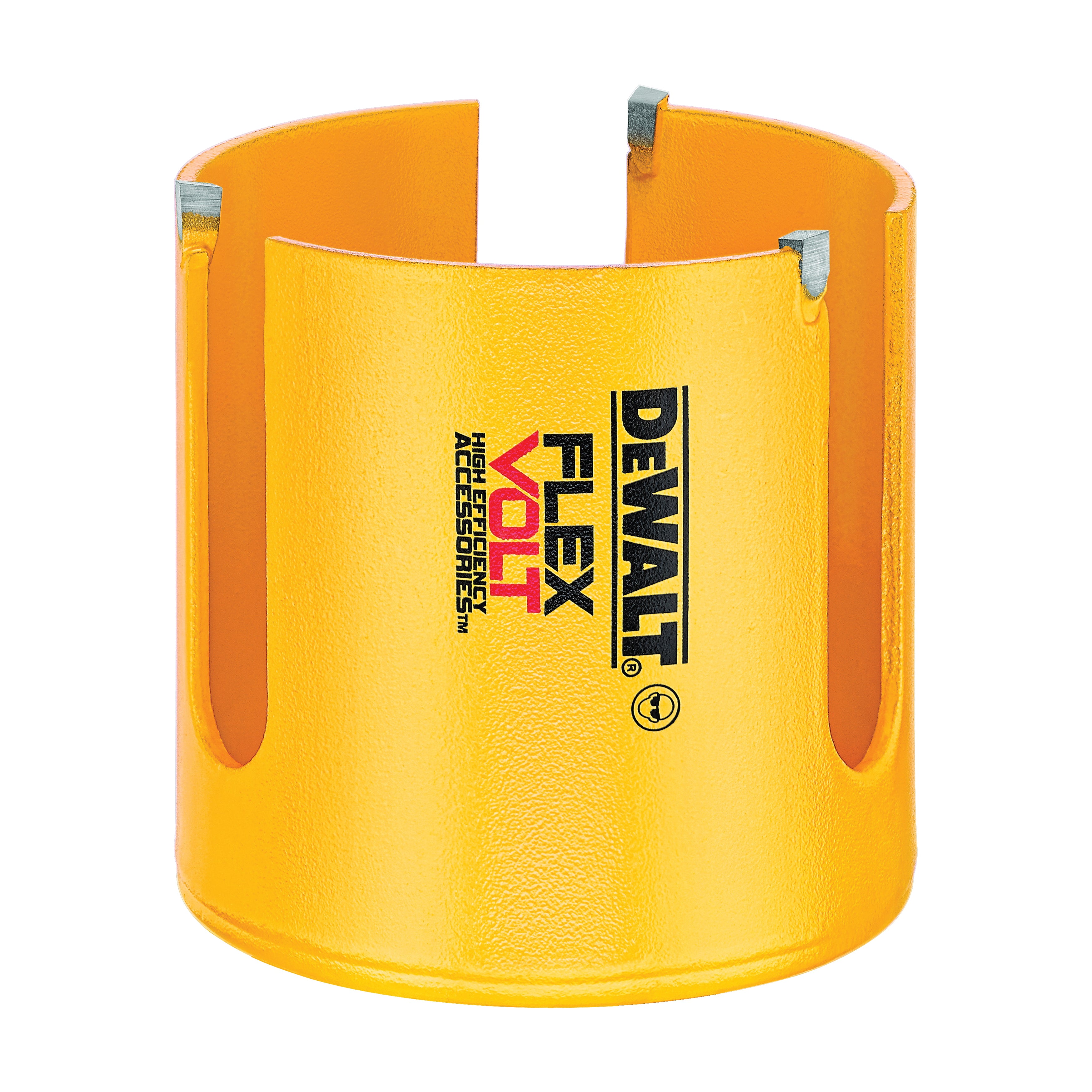 DeWALT® DWAFV02916 FLEXVOLT® Thin Kerf Hole Saw, 2-9/16 in Dia, 2-1/4 in D Cutting, Carbide Cutting Edge