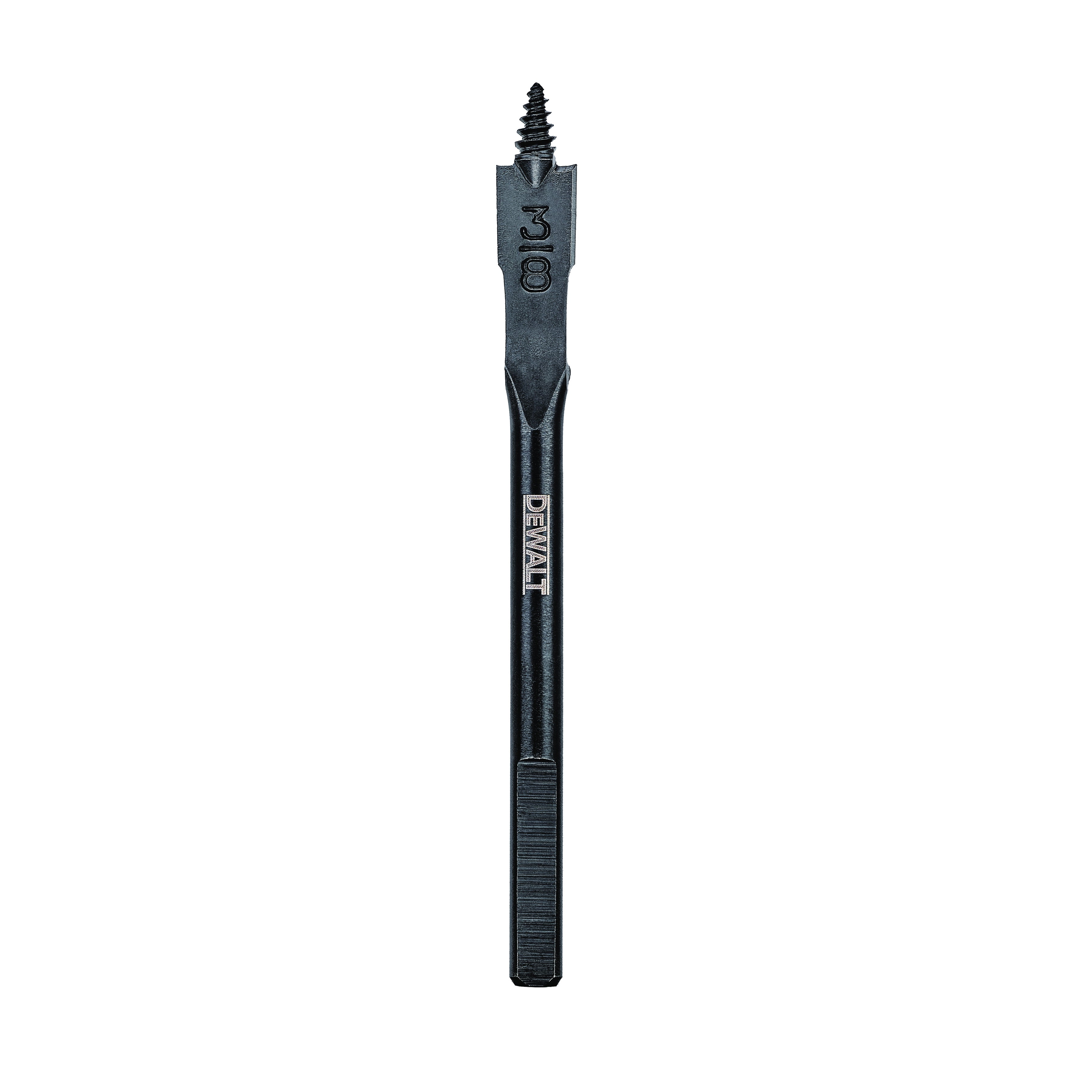 DeWALT® DWAFV0PBM Self-Feeding Pilot Bit With Quick Change Mandrel, 7/16 in Hex Shank, 3/8 in Dia x 5-5/8 in L Pilot Drill, Carbon Steel