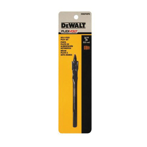 DeWALT® DWAFV0PB Self-Feed Self-Feed Pilot Bit, 1/4 in Dia Shank, 3/8 in Dia x 4-1/4 in L Pilot Drill, Carbon Steel