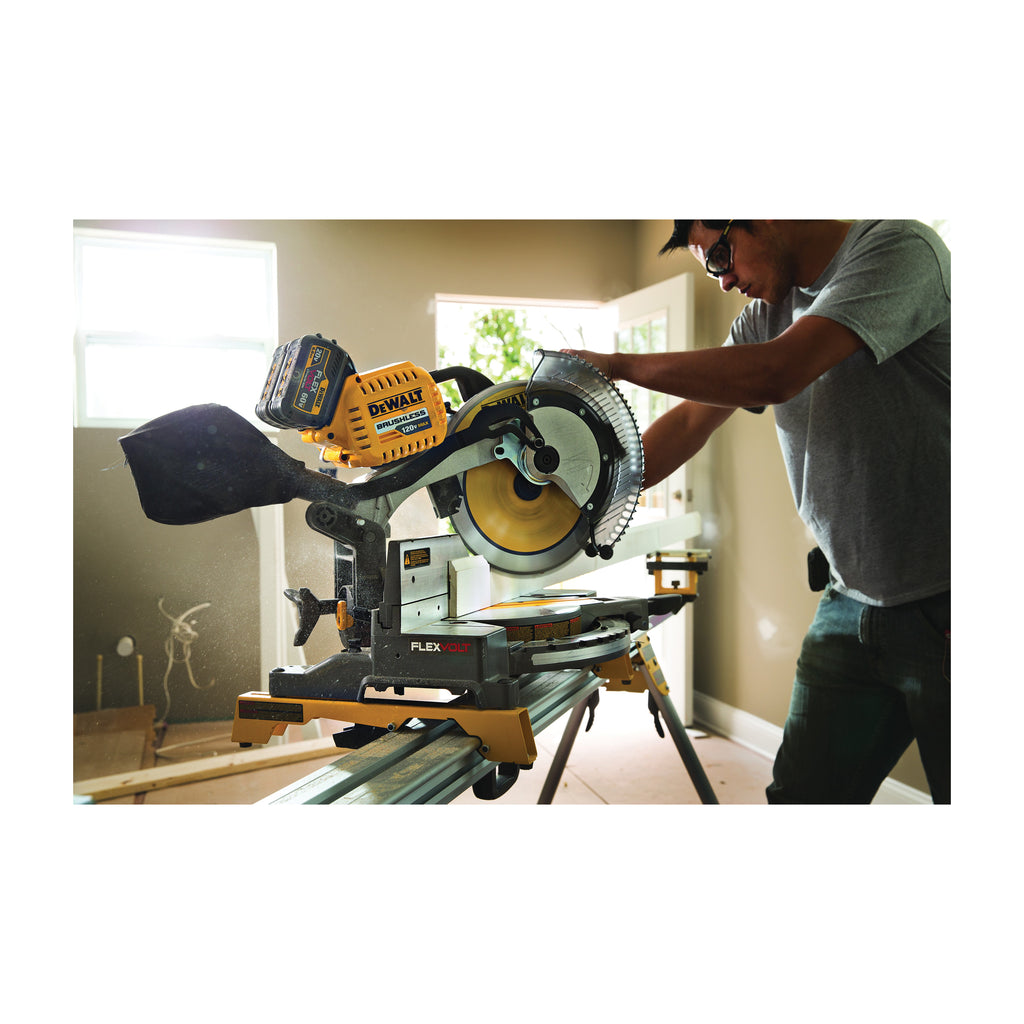 DeWALT® FLEXVOLT™ DWAFV31260 FLEXVOLT™ Miter Saw Blade, 12 in Dia x 0.063 in THK, 1 in Arbor, 60 Teeth
