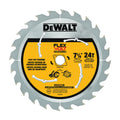 DeWALT® FLEXVOLT™ DWAFV37243 FLEXVOLT™ Circular Saw Blade, 7-1/4 in Dia x 0.039 in THK, 5/8 in Arbor, 24 Teeth