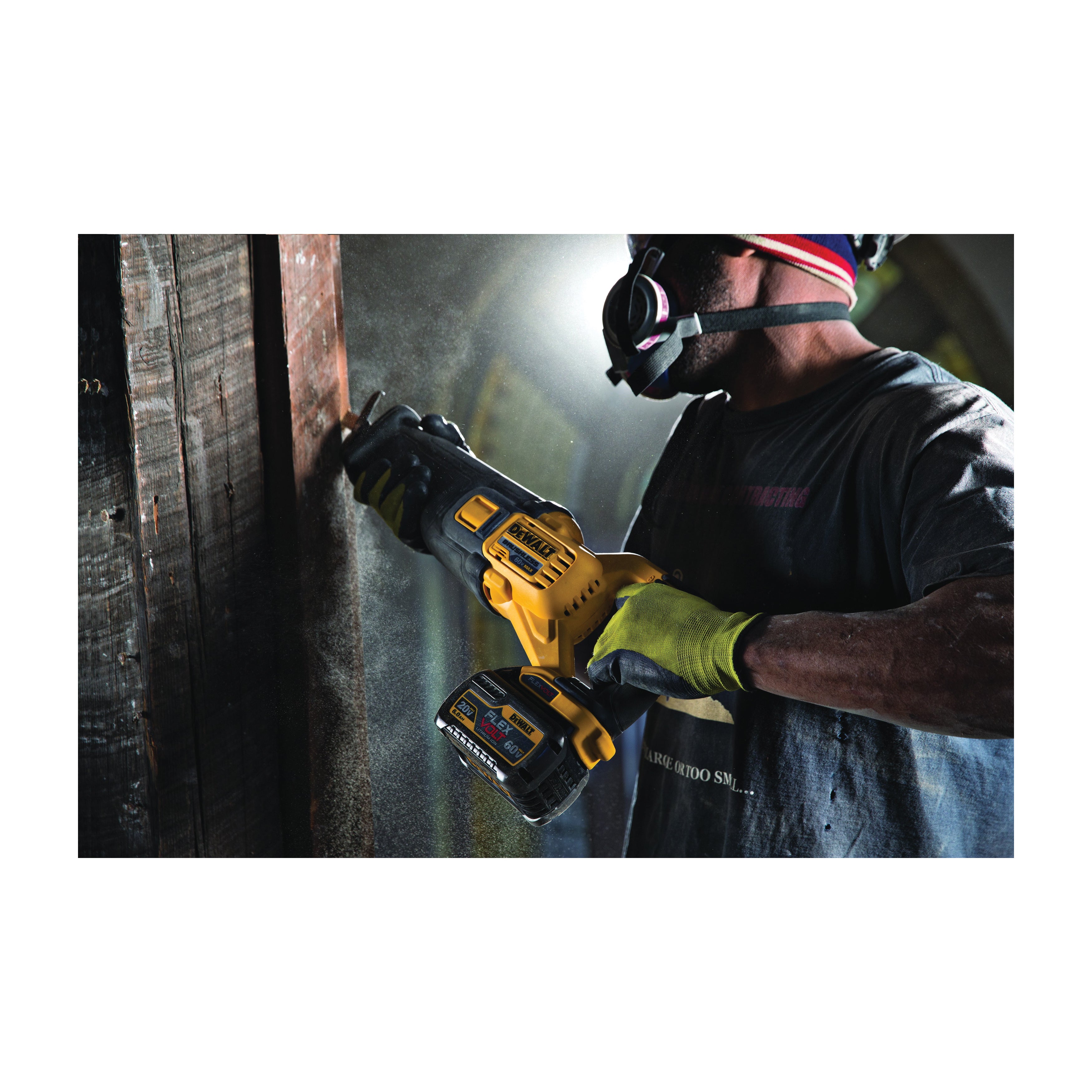 DeWALT® FLEXVOLT™ DWAFV496 FLEXVOLT™ General Purpose Tapered Back Reciprocating Saw Blade, 9 in L x 3/4 in W, 6 TPI, Bi-Metal Body