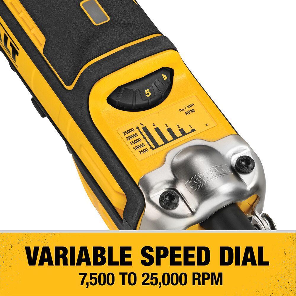 DeWALT® DWE4997NVS Brushless Corded Die Grinder, 2 in Dia Wheel, 7500 to 25000 rpm Speed, 120 V AC, Paddle Switch