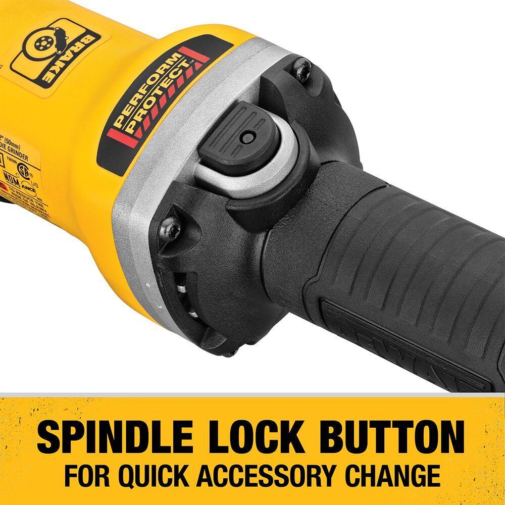 DeWALT® DWE4997NVS Brushless Corded Die Grinder, 2 in Dia Wheel, 7500 to 25000 rpm Speed, 120 V AC, Paddle Switch