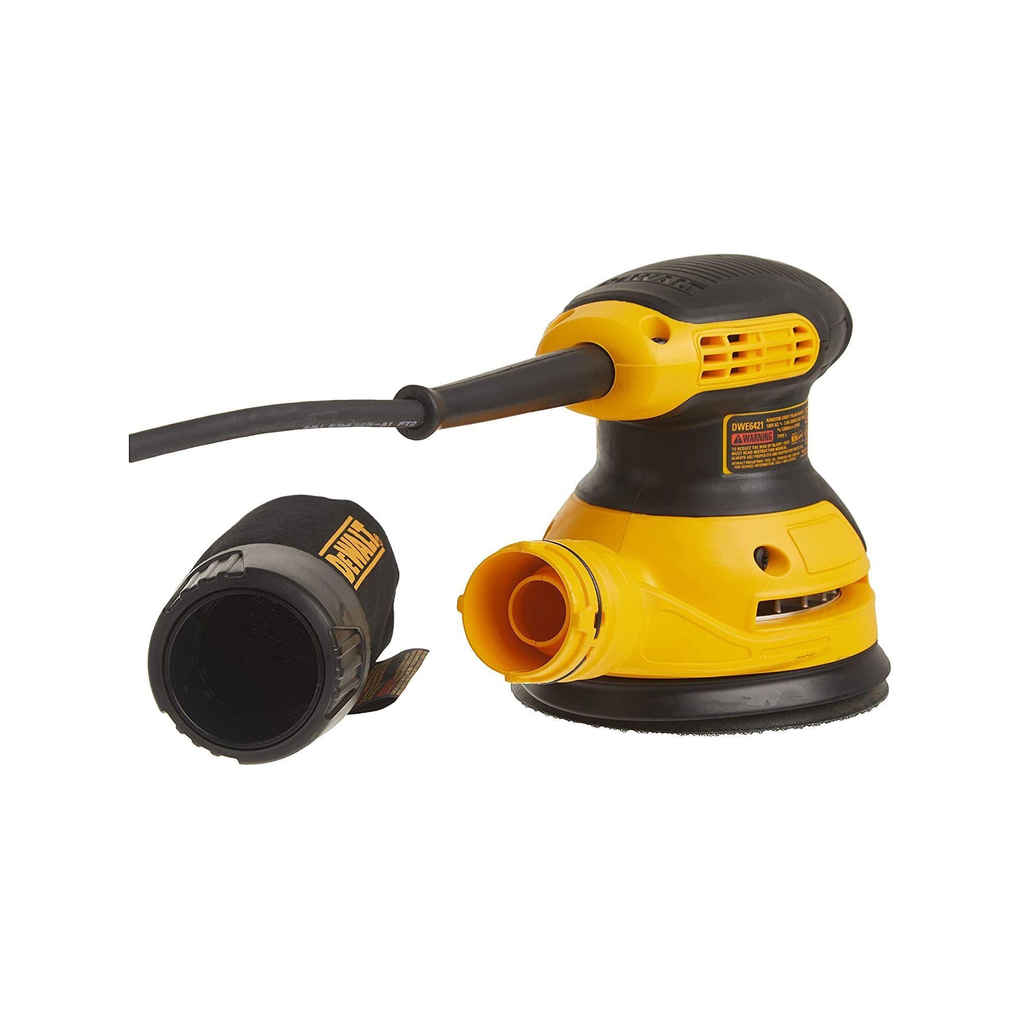 DeWALT® DWE6421 Random Orbit Sander, 140 mm H, 12000 opm Speed