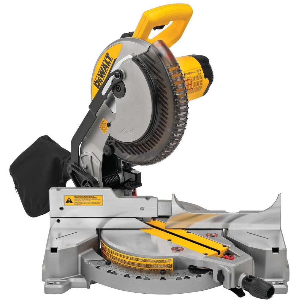 DeWALT® DWS713 Electric Single Bevel Compound Miter Saw, 10 in Dia Blade, 5/8 in, 1 in Arbor/Shank, 50 deg Left to 50 deg Right Miter, 48 deg Left to 3 deg Right Bevel