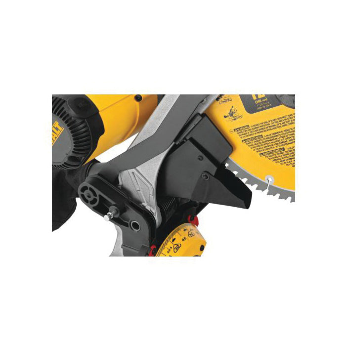 DeWALT® DWS716 Corded Electric Double Bevel Compound Miter Saw, 12 in Dia Blade, 5/8 in, 1 in Arbor/Shank, 8 in, 5-1/2 in Miter, 6-1/2 in, 3-39/64 in Bevel