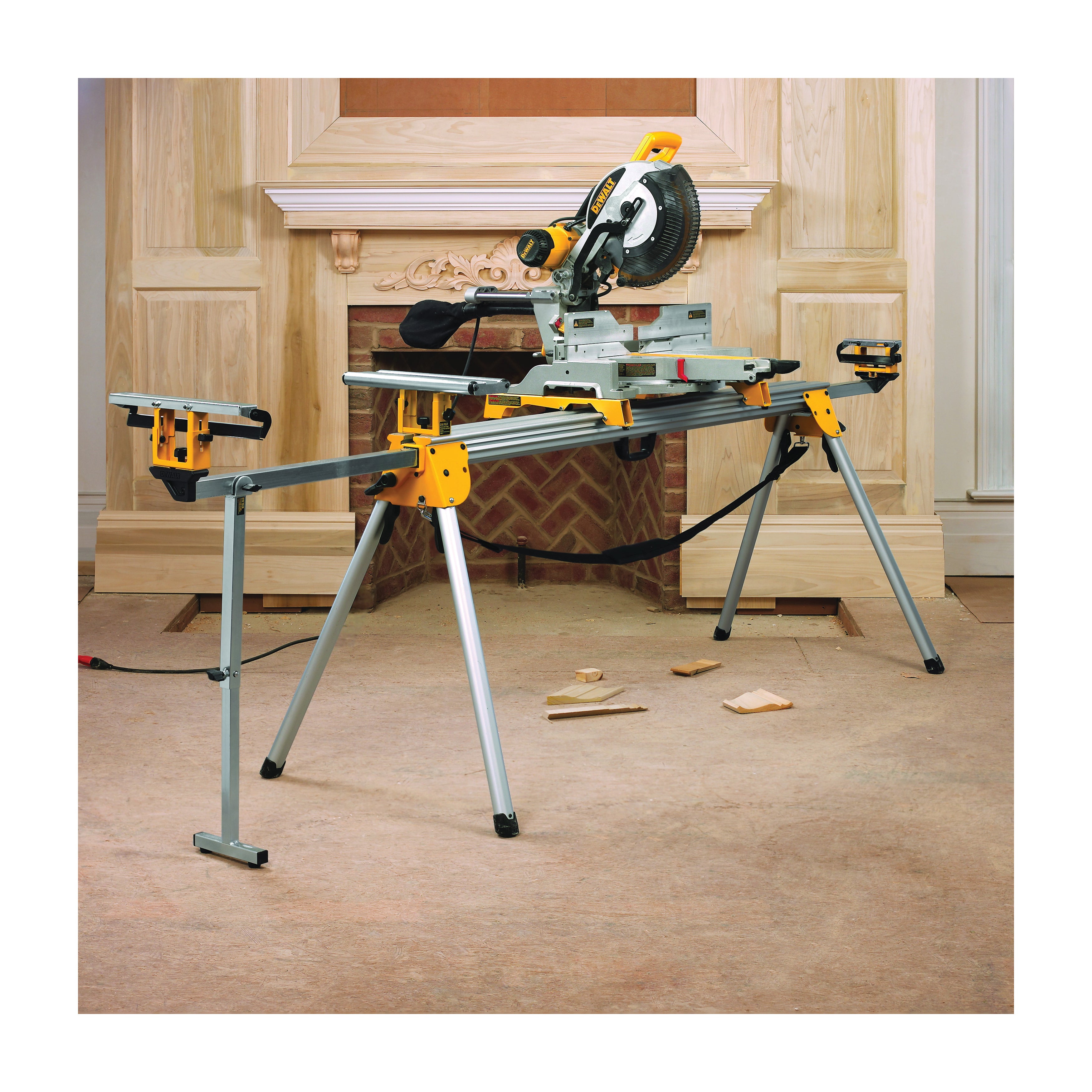 DeWALT® DWS780 Double Bevel Sliding Compound Miter Saw, 12 in Dia Blade, 5/8 in, 1 in Arbor/Shank, 4-1/2 in H x 9-1/2 in W at 45 deg, 4-1/2 in H x 13-3/4 in W at 90 deg Cutting, 50 to 60 deg Miter, 49 deg Bevel
