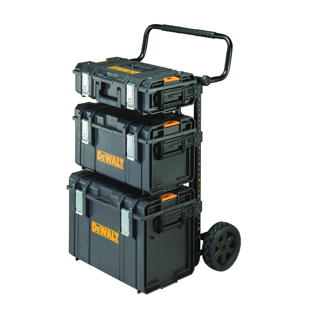 DeWALT® ToughSystem® DWST08210 Portable DS Carrier, 176 lb Bracket/265 lb Tote Plate/175 lb Stairs lb Load, 43-5/8 in H x 20-1/8 in W, Metal