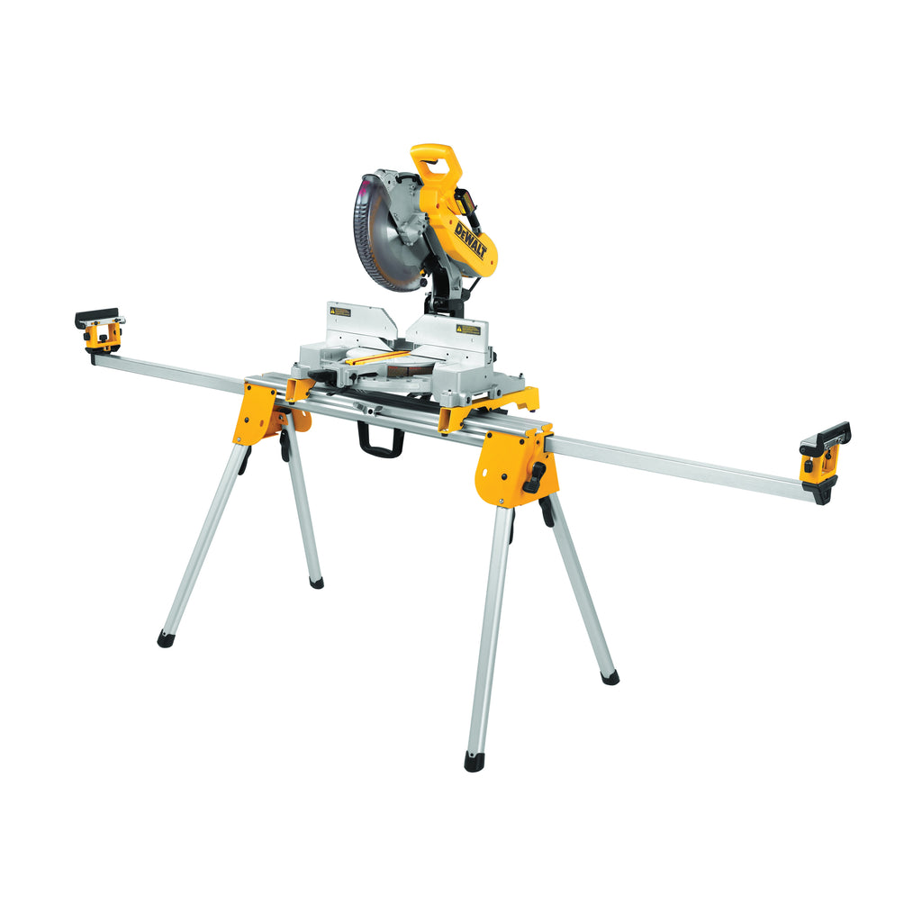 DeWALT® DWX724 Heavy Duty Miter Saw Stand, For Use With DeWALT® Miter Saw, 5 in W Work Surface, 500 lb, 100 in W x 32 in H Extended, 44 in W x 8 in H Folded