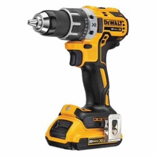 DeWALT® 20V MAX* MATRIX™ DCD791D2 XR® Compact Lightweight Cordless Drill/Driver Kit, 1/2 in Chuck, 20 V DC, 0 to 550/0 to 2000 rpm No-Load, 6.9 in OAL, Li-Ion Battery