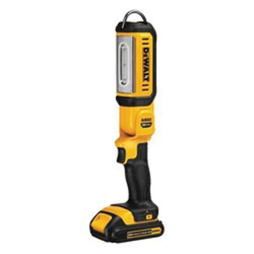 DeWALT® DCL050 Hand Held Rechargeable Cordless Area Light, LED Lamp, 20 V DC, Li-Ion Battery