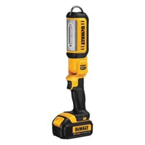 DeWALT® DCL050 Hand Held Rechargeable Cordless Area Light, LED Lamp, 20 V DC, Li-Ion Battery