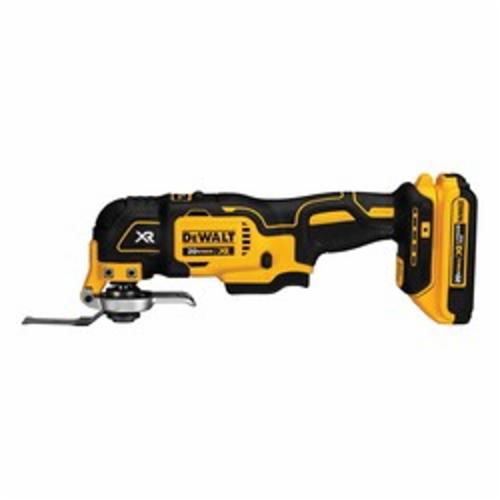 DeWALT® DCS355D1 Quick-Change Cordless Oscillating Multi-Tool Kit, 21000 opm Speed, 20 VDC, Li-Ion Battery, 1 Batteries, Trigger Switch
