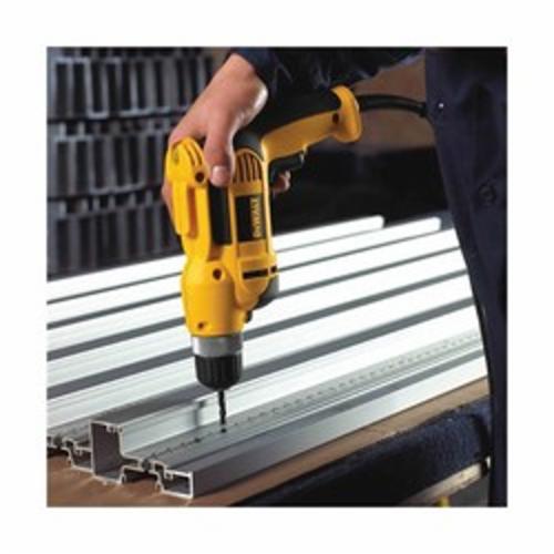 Black+Decker® DWD110K Heavy Duty VSR Drill Kit With Keyless Chuck, 3/8 in Keyless/Ratcheting Chuck, 120 V AC, 2500 rpm Speed