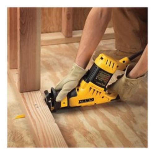 DeWALT® DWE357 Compact Corded Reciprocating Saw Kit, 1-1/8 in L, 0 to 3000 spm, 14-1/2 in OAL