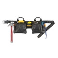 DeWalt by Kuny's DG5472 Heavy Duty Carpenter's Apron, L, 12 Pockets, Top Grain Leather, Black