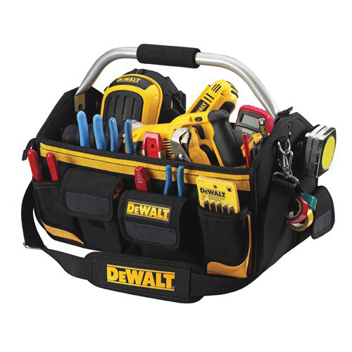 DeWalt by Kuny's DG5597 Open Top Tool Carrier, Ballistic Poly Fabric, Black/Yellow