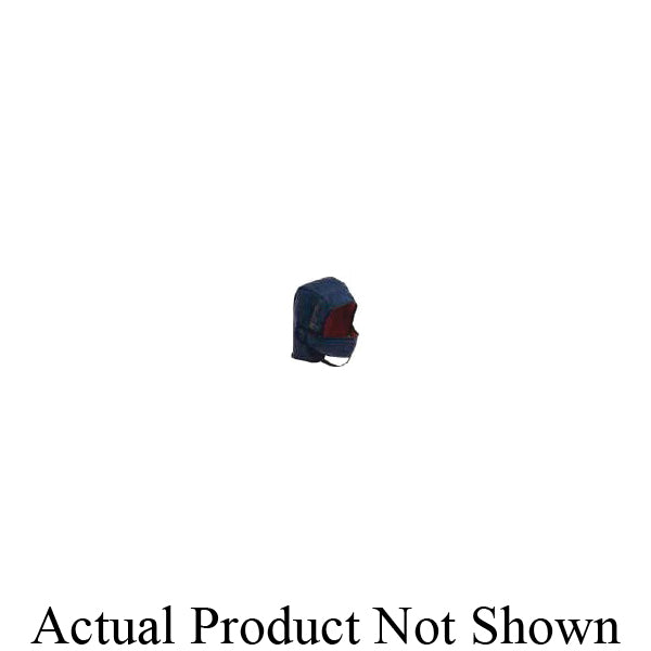 DenTec™ THERMO-HEAT™ GL6CHP Extended Neck Hard Hat Winter Liner With Heat Pack Channels and 2 HOTTEC Mini Warmers, Hook and Loop Closure, Fleece, Navy Blue