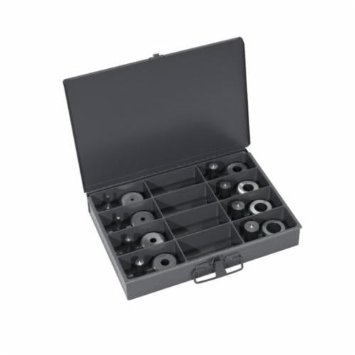 EDWARDS® ED9-PD1000 Punch and Die Starter Set, Round Shape, 1/8 in Increments from 3/16 to 1-1/16 in with 1/32 in Clearance, 8 Pieces