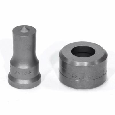 EDWARDS® ED9-PDM22 Punch and Die Set, Round Shape, 22 mm Punch, 22.8 mm Die, 2 Pieces